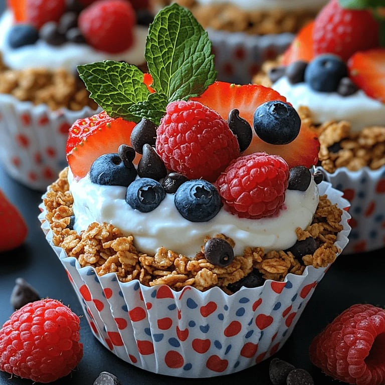 Fruity Frozen Yogurt Granola Cups: A Healthy Delight for Any Occasion