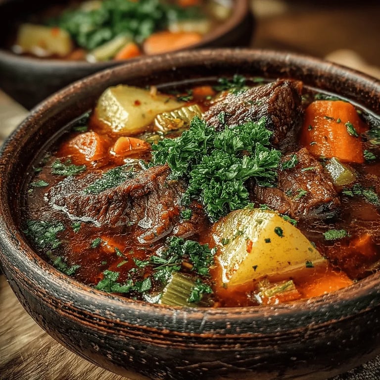 Comforting Hearty Beef and Vegetable Soup
