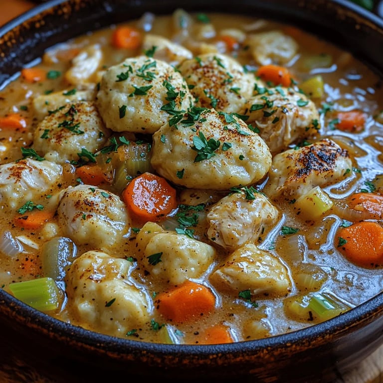 Cozy Chicken and Dumplings: A Comforting Recipe for Any Season