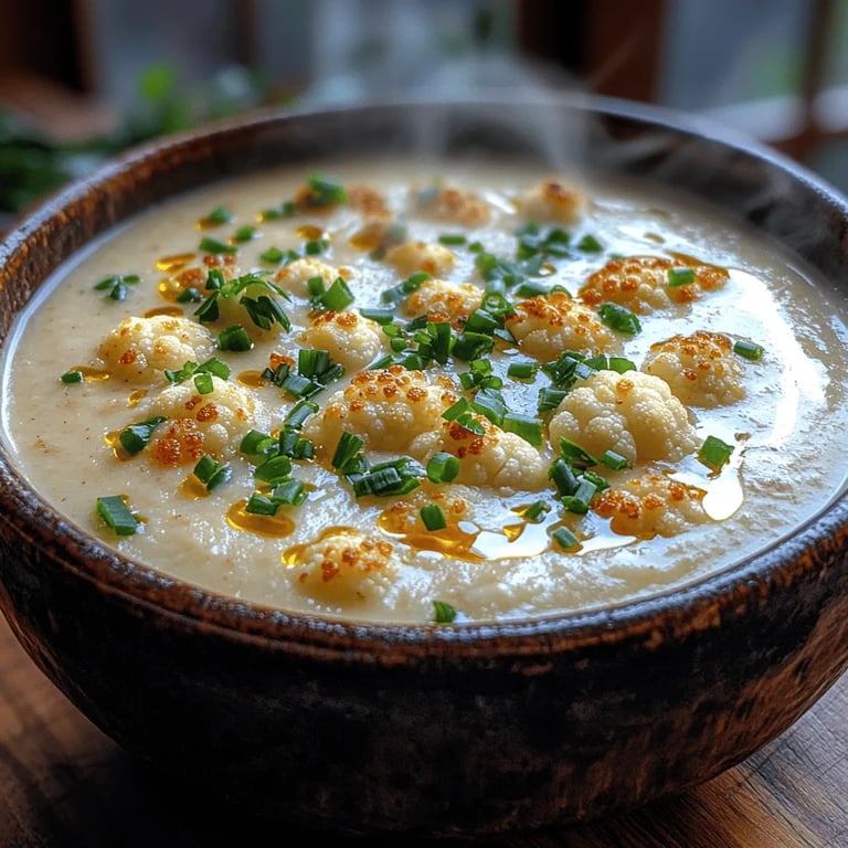 Silky Smooth Roasted Cauliflower Soup: A Culinary Journey