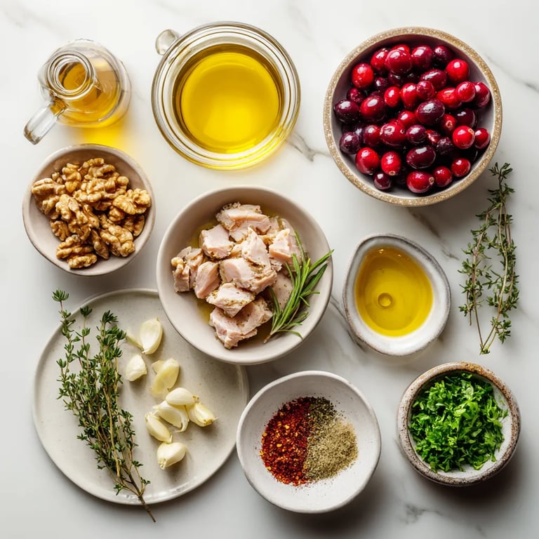 Cranberry Walnut Turkey Tenderloin Bites