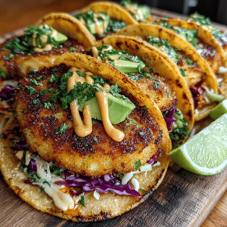 Crispy Zucchini Tacos: A Flavorful Fiesta close up showing texture and detail