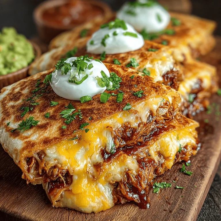 BBQ Chicken Quesadillas Delight