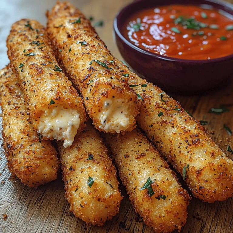 Golden Crunch Mozzarella Sticks: A Delicious Dive into Flavor and Texture