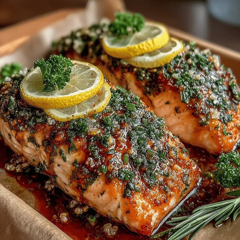 Zesty Lemon Garlic Salmon Delight