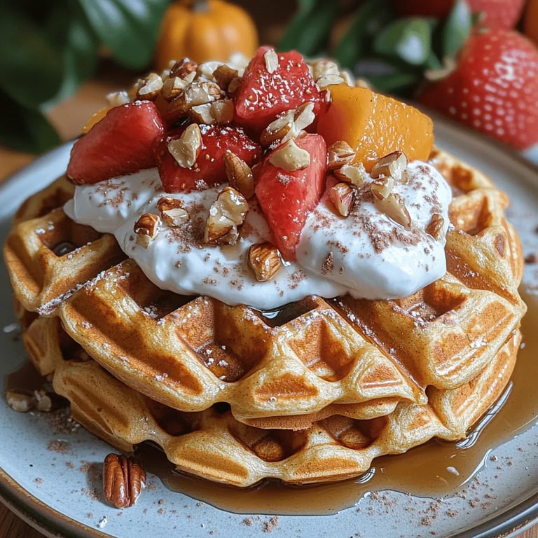 Wholesome Pumpkin Oat Waffles: Recipe Steps and Serving Suggestions