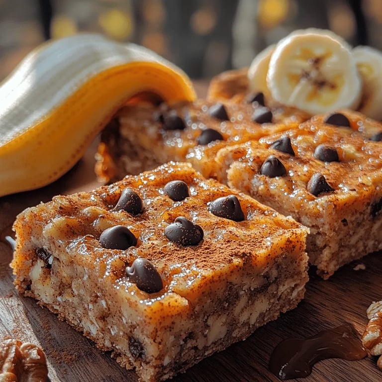 Banana Bliss Oat Bars Recipe