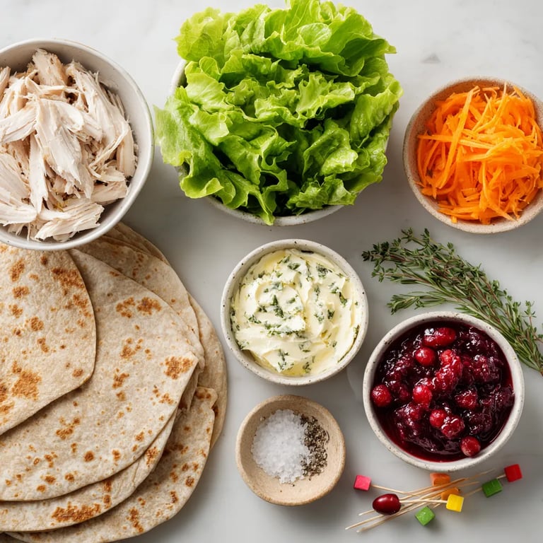 Thanksgiving Herb Butter Turkey Wraps for Kids