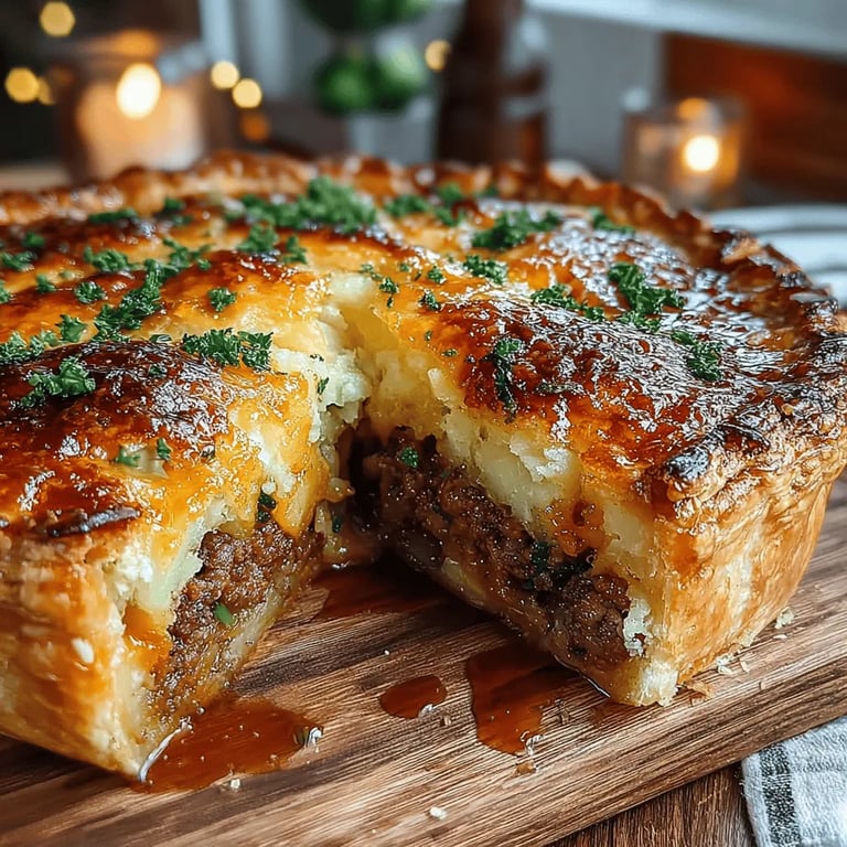 Hearty Ground Beef and Potato Pie Recipe