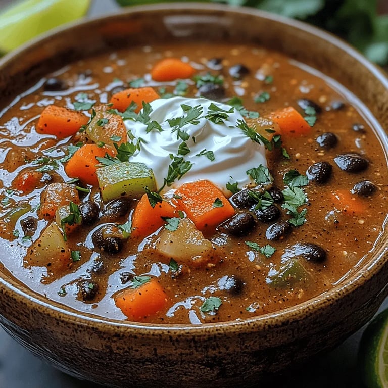 Spicy Black Bean Bliss Soup Recipe
