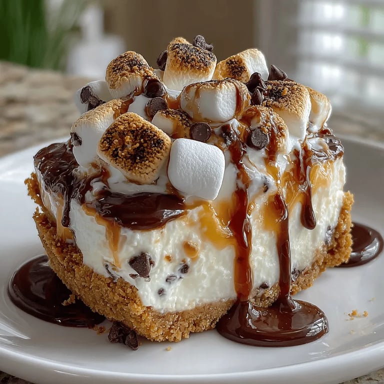S’more Bliss No-Bake Pie Recipe
