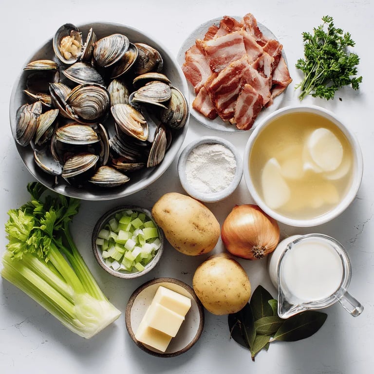 Coastal Comfort: Classic New England Clam Chowder