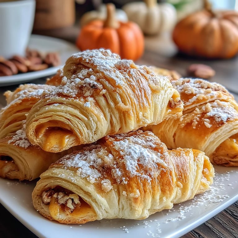 Pumpkin Pie Crescents