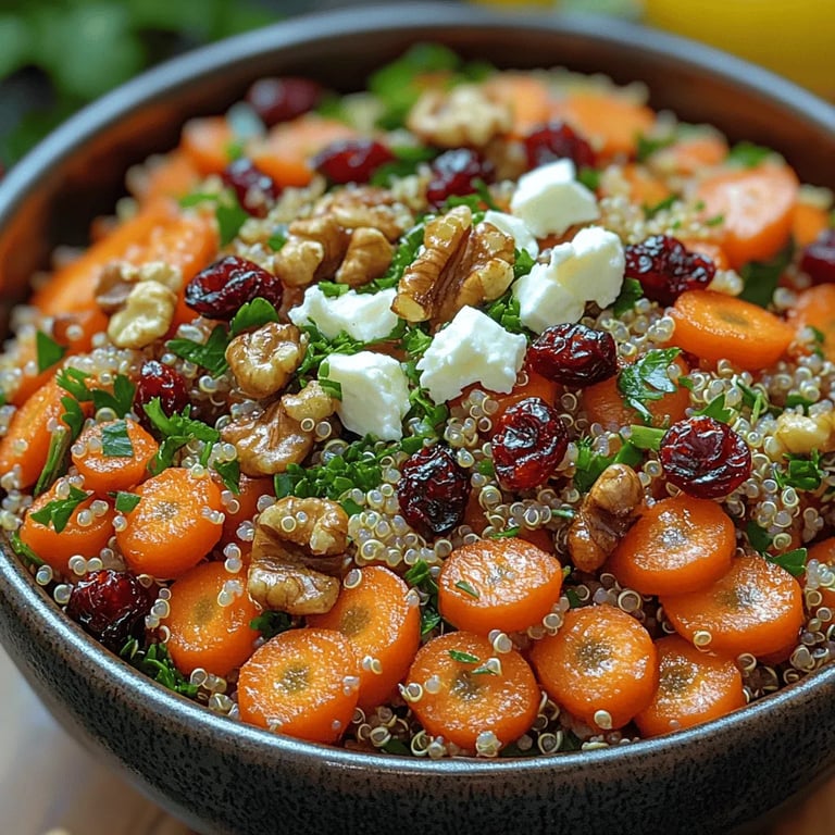 Colorful Roasted Carrot Quinoa Salad: The Complete Guide close up showing texture and detail