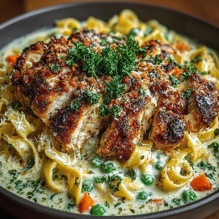 Creamy Chicken Alfredo with a Twist