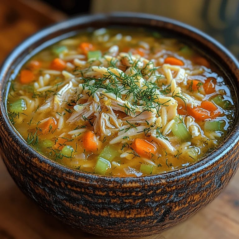 Greek Lemon Chicken Soup: A Comforting Culinary Journey close up showing texture and detail