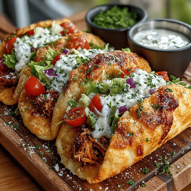 Mini Chicken Ranch Flatbread Wraps: A Delicious and Versatile Recipe close up showing texture and detail