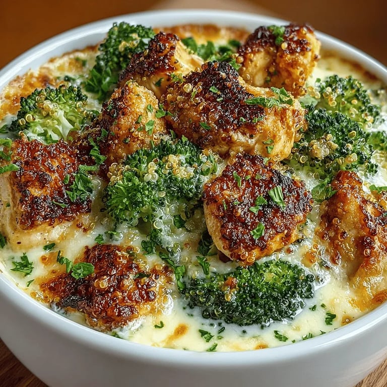 Cheesy Broccoli Chicken Delight: Recipe Completion and Serving Suggestions