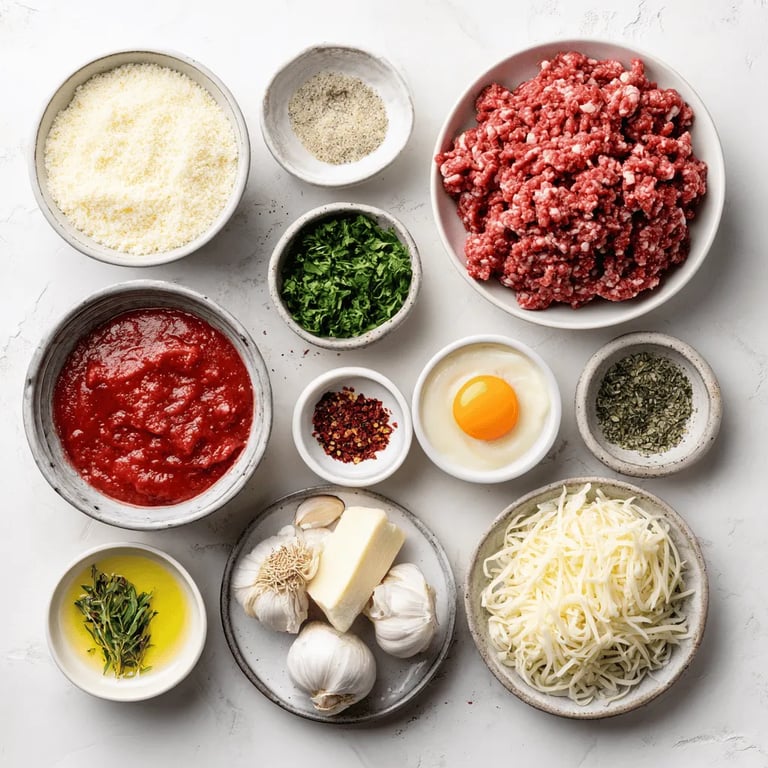 Savory Skillet Garlic Herb Meatball Sub