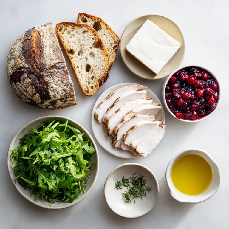 Gobble Up Delight: Turkey, Cranberry & Brie Sandwich
