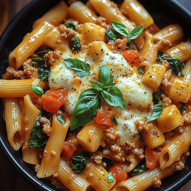 Turkey Spinach Pasta Skillet: A Quick and Nutritious Meal