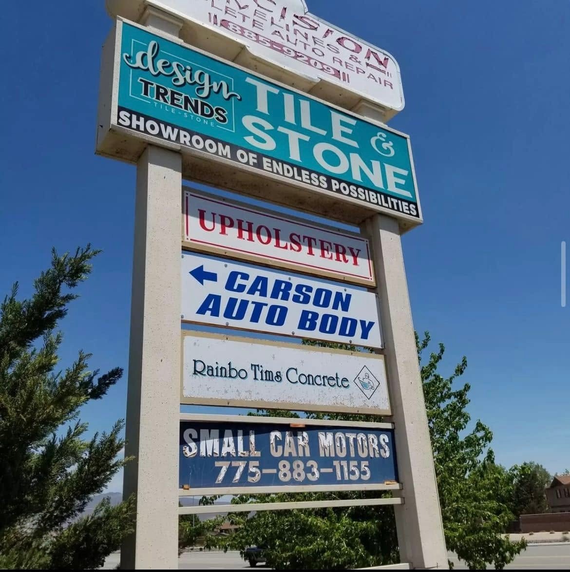 Carson Auto Body storefront in Carson City
