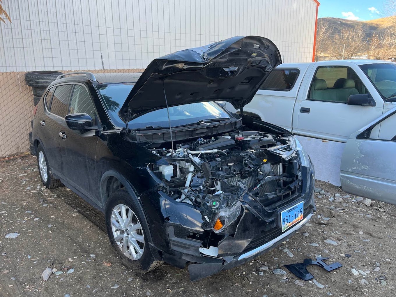 Vehicle completed after collision repair