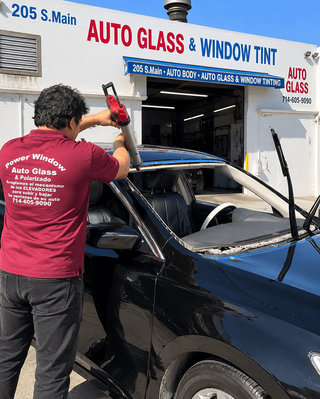 Auto glass service
