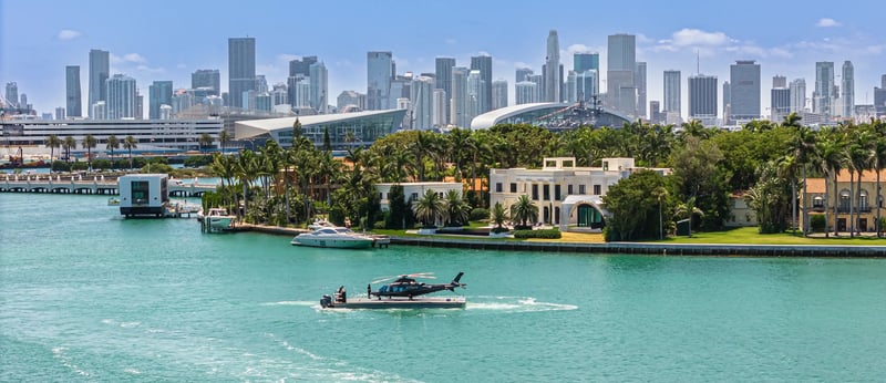 ilandmiami helicopter water miami landing 8383958