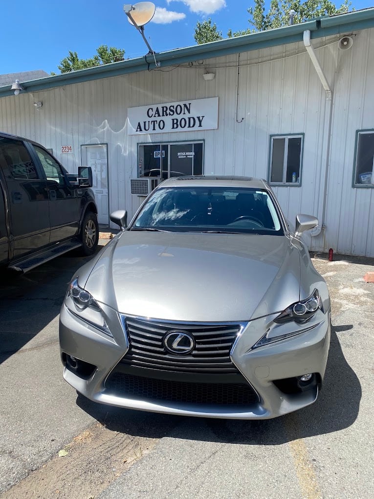 Another Clean Car In Front Of Shop at Carson Auto Body