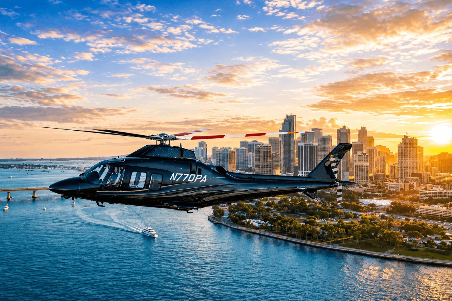 ilandmiami helicopter water landing miami 7433233