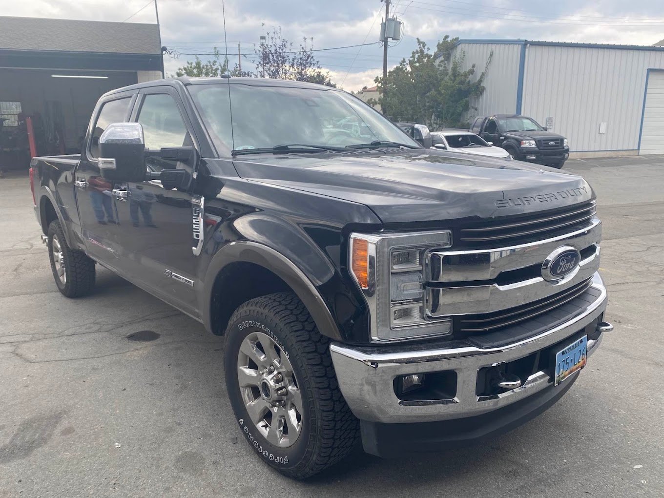 Vehicle at Carson Auto Body after collision repair