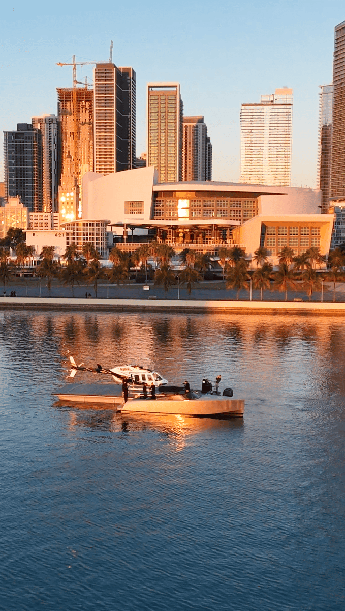 ilandmiami luxury miami helicopter water landing 45