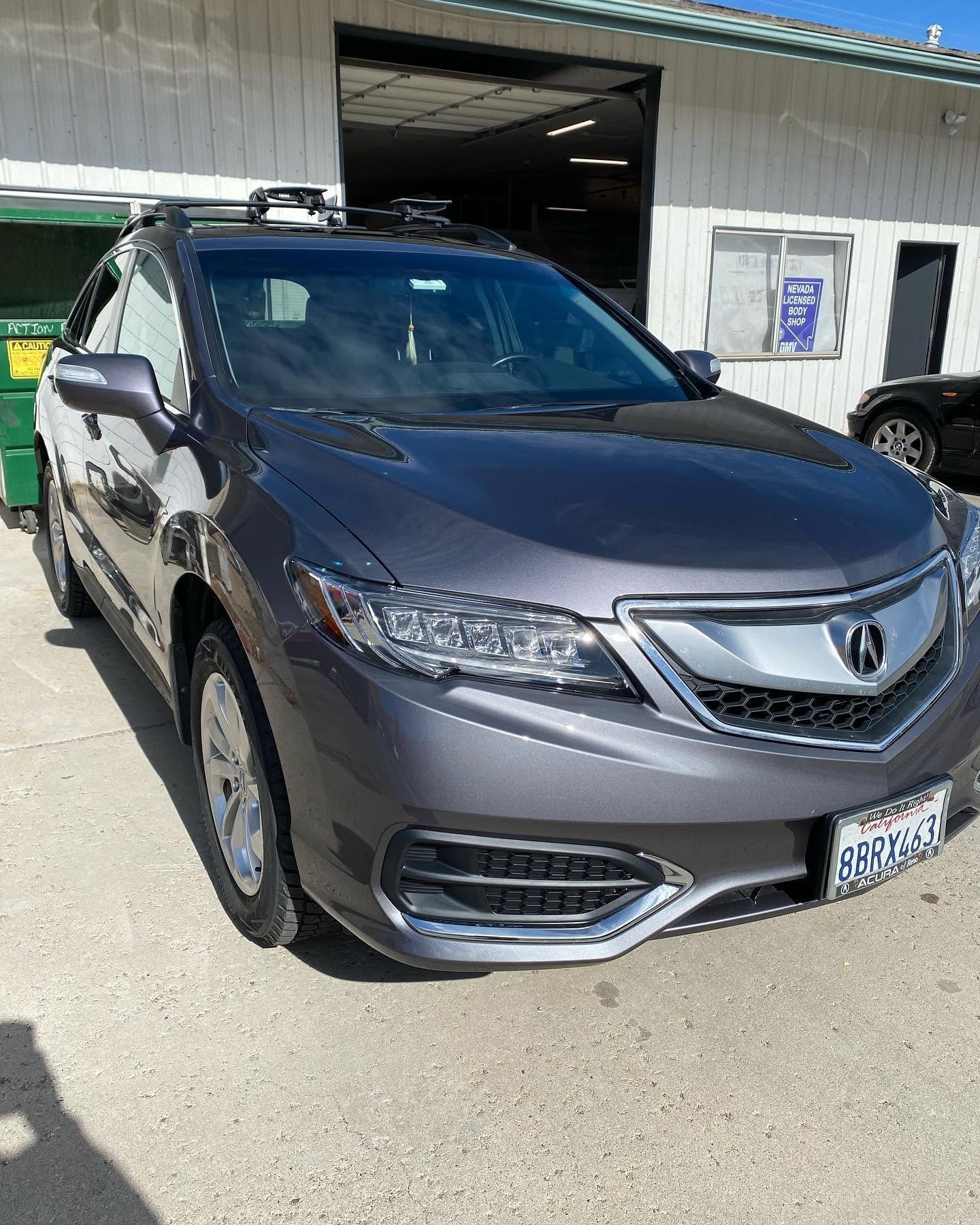 Finished collision repair at Carson Auto Body