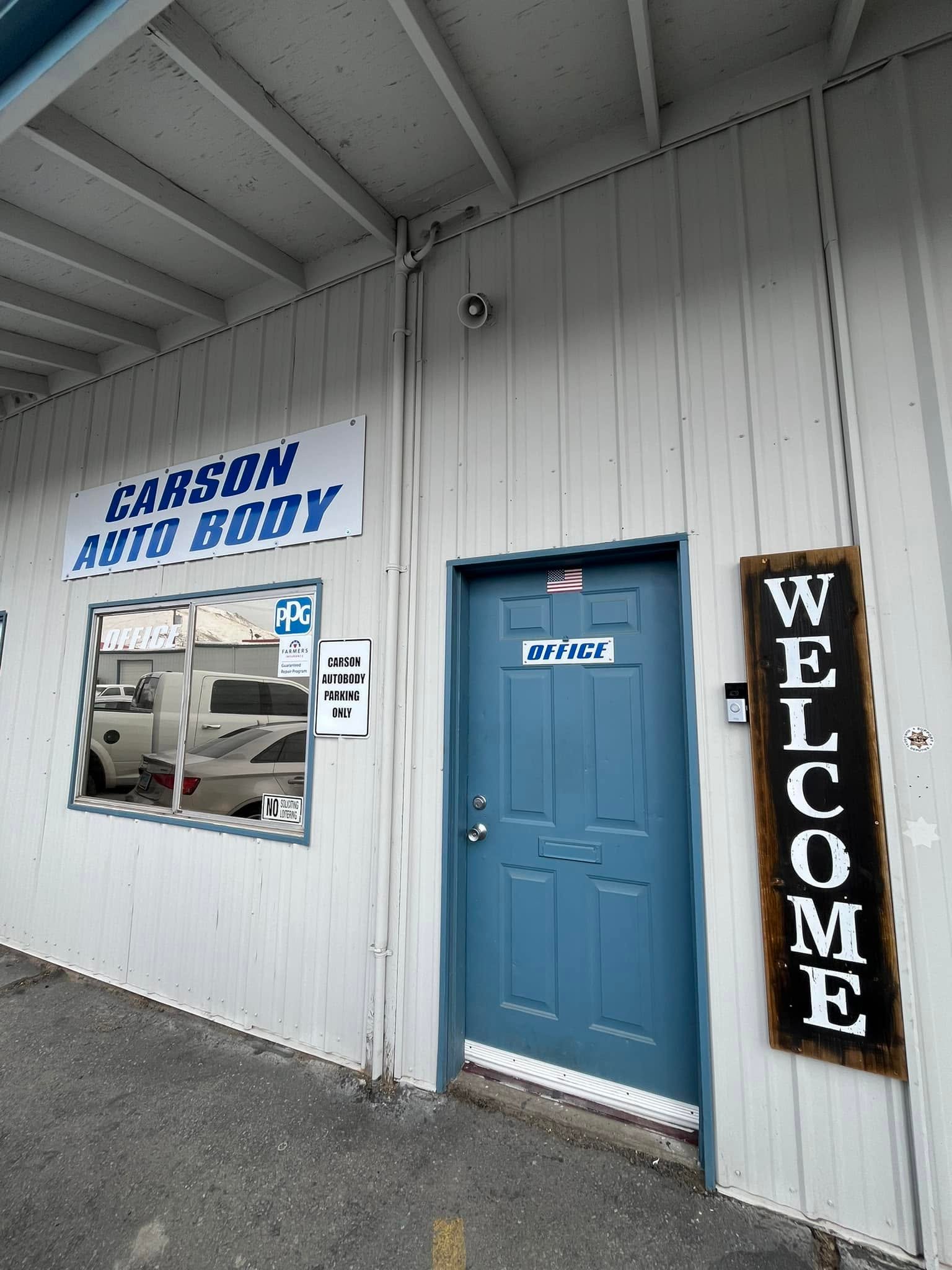 Front Of The Shop And Office at Carson Auto Body