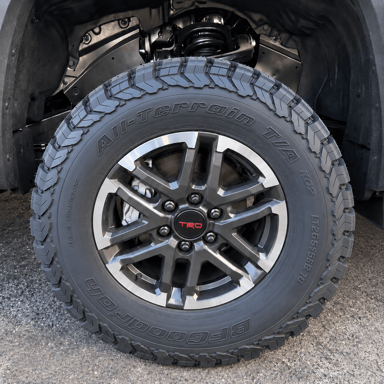 New tires after replacement