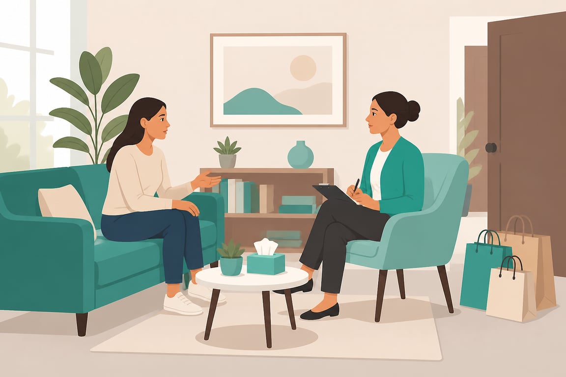 When should I get help for a shopping addiction?