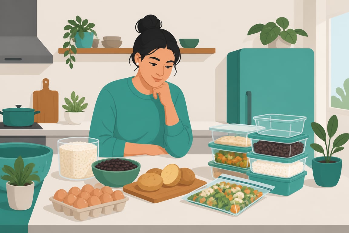 How can I meal prep healthy food on a fast-food budget?