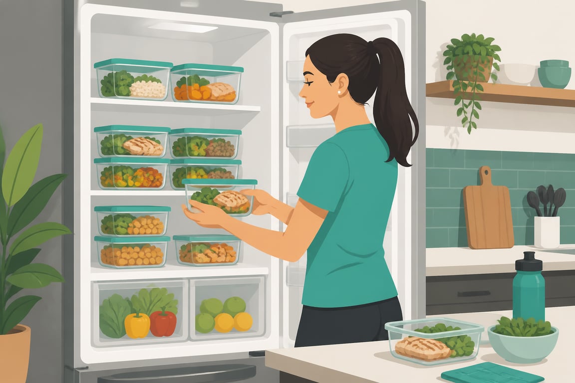 How long does meal-prepped food last in the refrigerator?