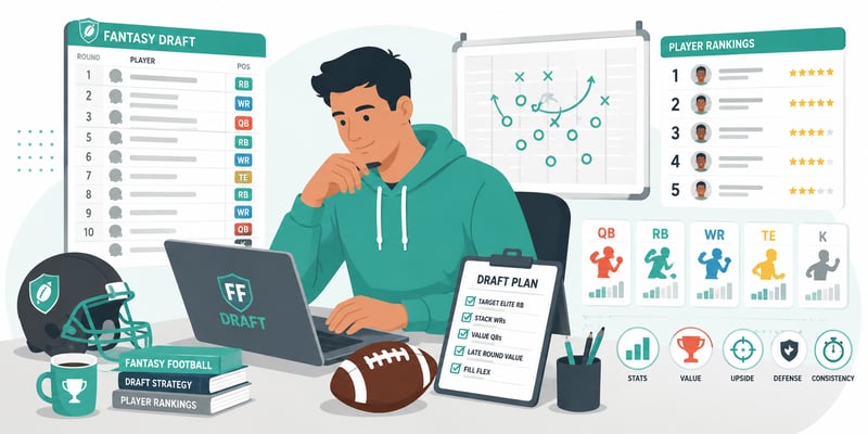 How do you draft a winning fantasy football team?