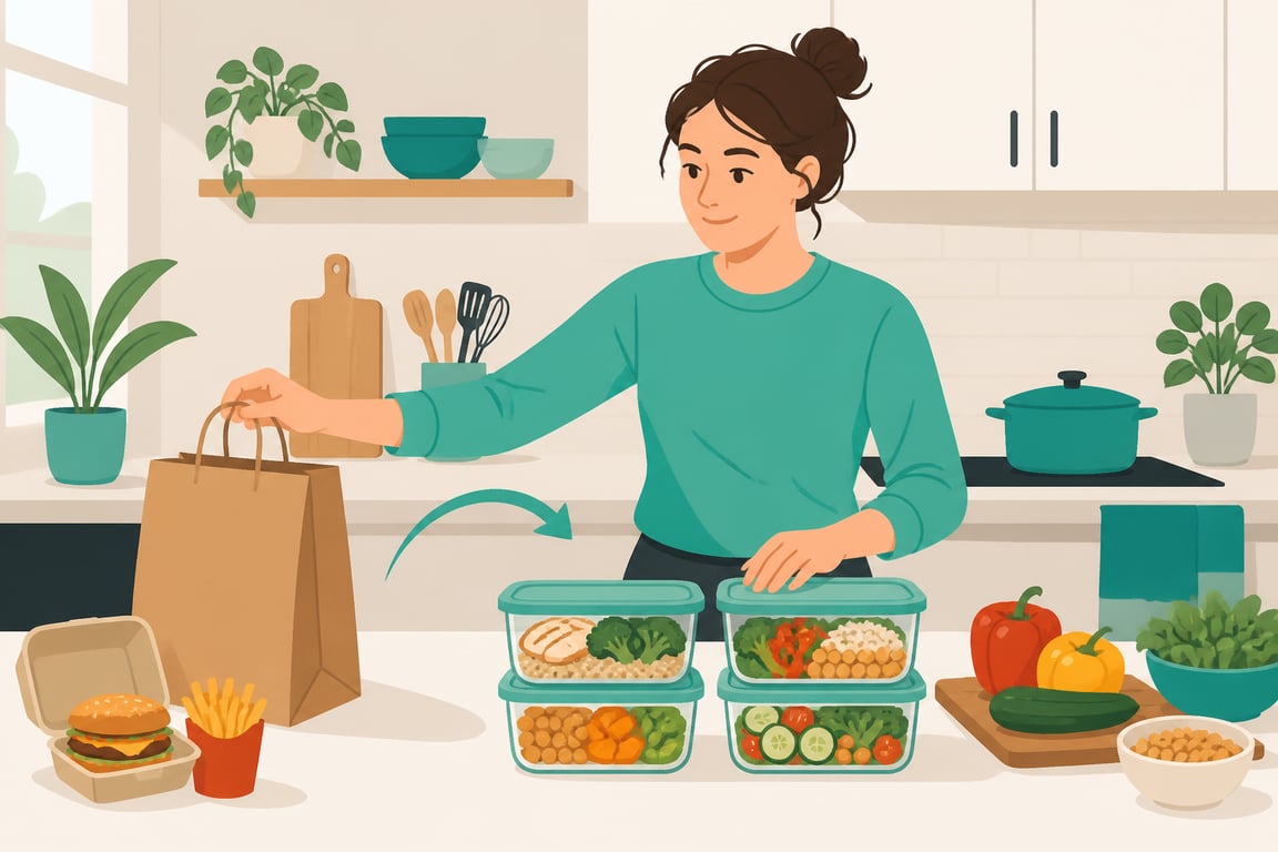 How do I start meal prepping if I’m addicted to fast food?