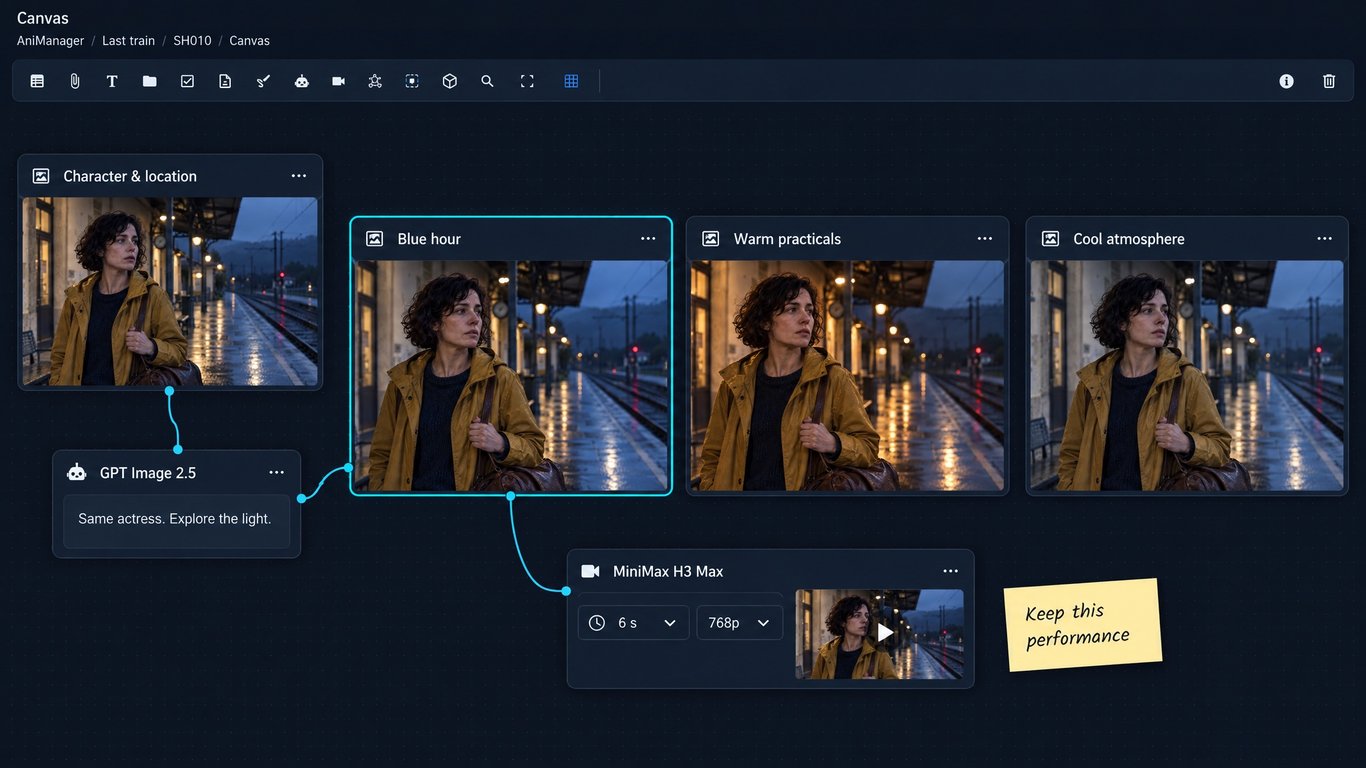 ai fiction canvas
