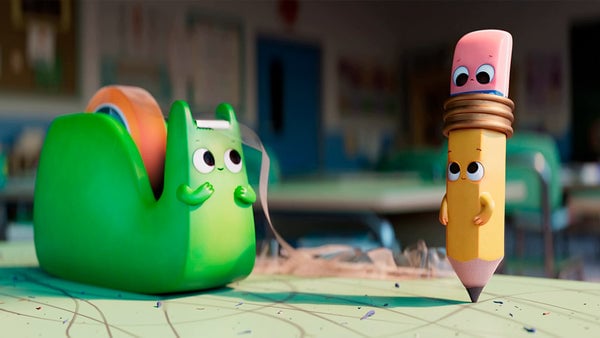 Homework short film still - Spencer the pencil
