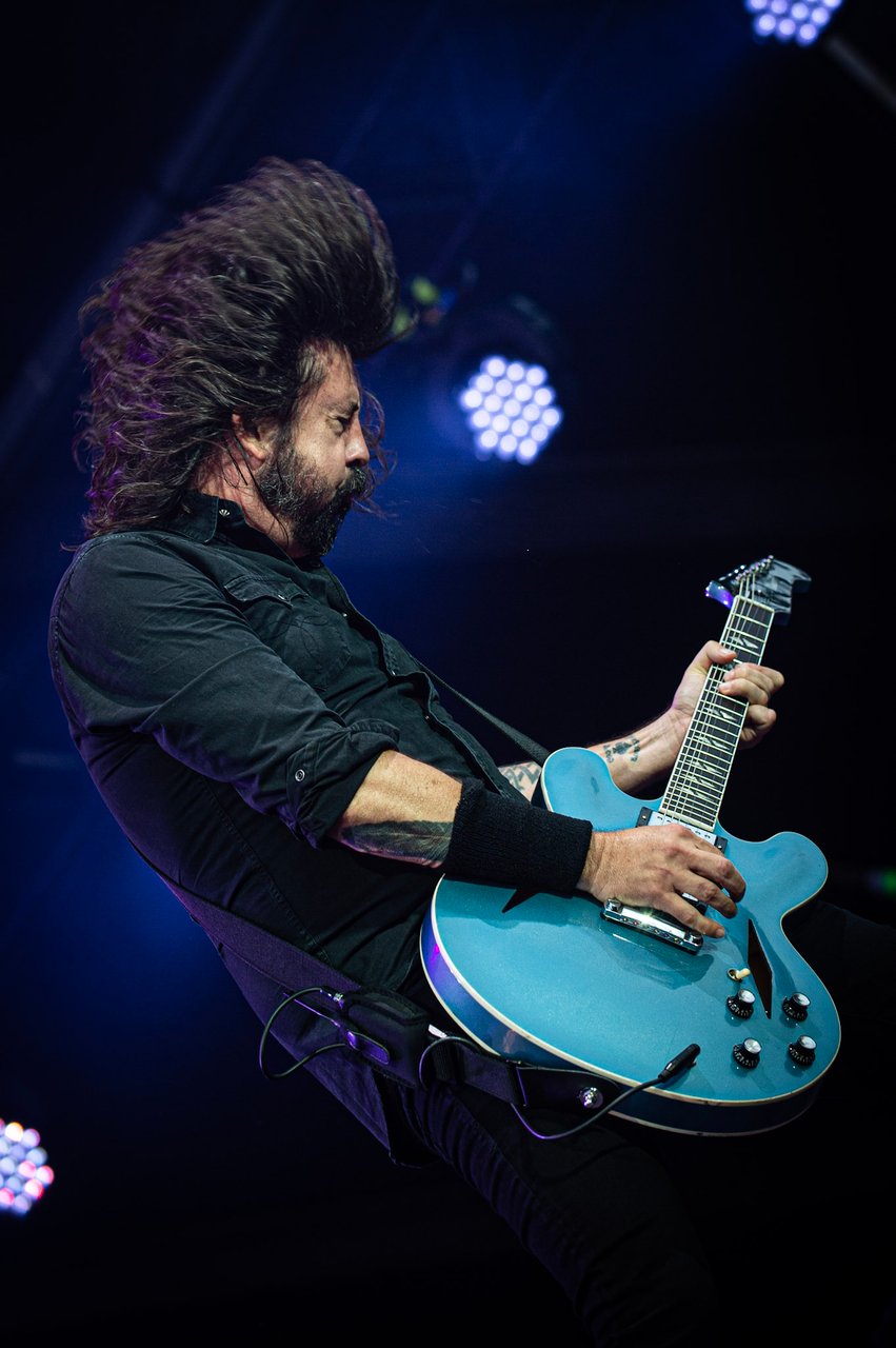 Foo Fighters on stage