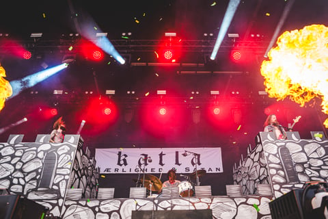 Katla on stage, 27 JUN 2026