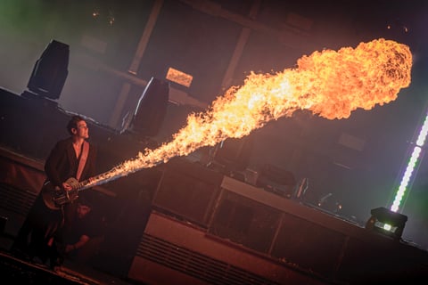 Rammstein on stage, 02 JUN 2023