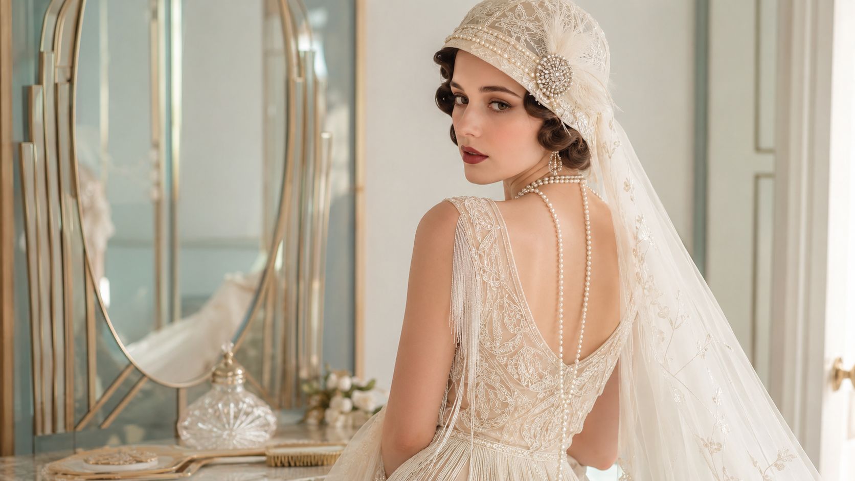 Cover Image for 1920s Bridal Gowns: Timeless Elegance & Vintage Style