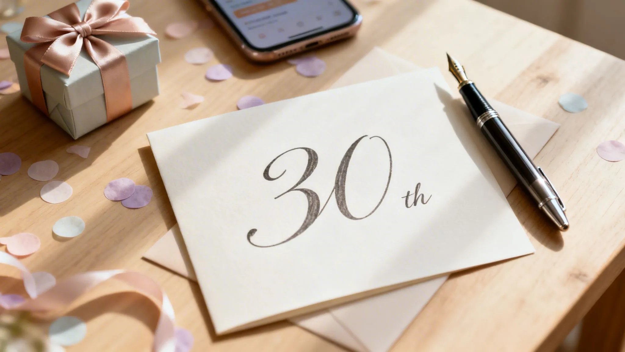 Cover Image for Unforgettable 30th Birthday Cards And Messages