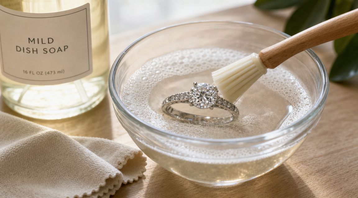 Cover Image for Restore Diamond Sparkle: Learn How to Clean Diamond Ring