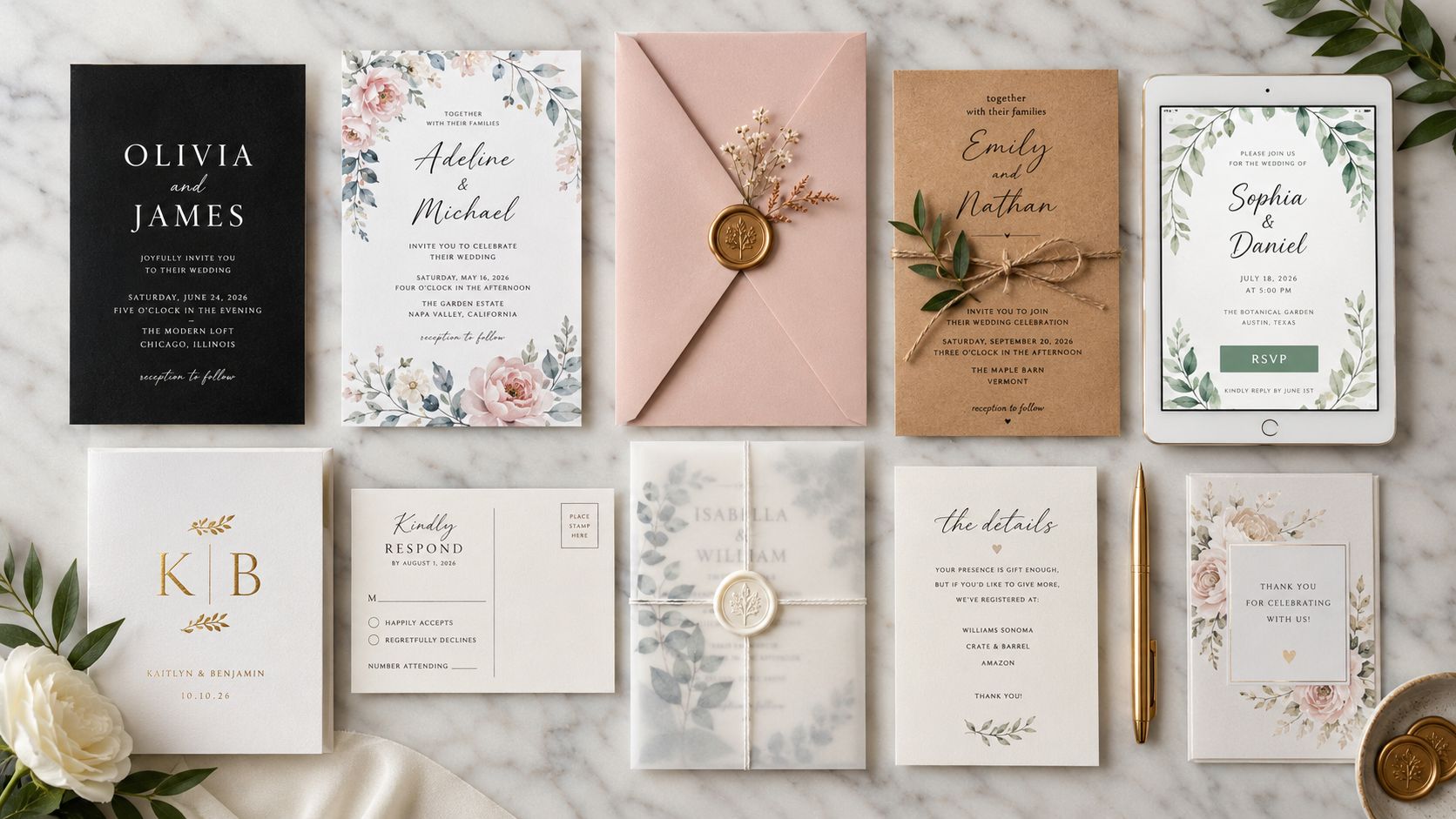 Cover Image for 10 Modern Invitation Ideas for Wedding You'll Love